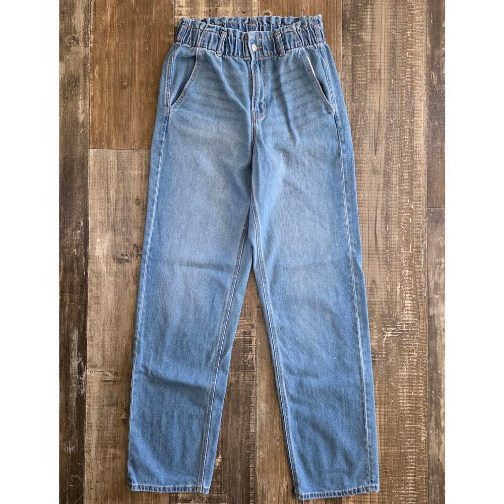 American Eagle High-Rise Baggy Mom Jeans Size 6 Long